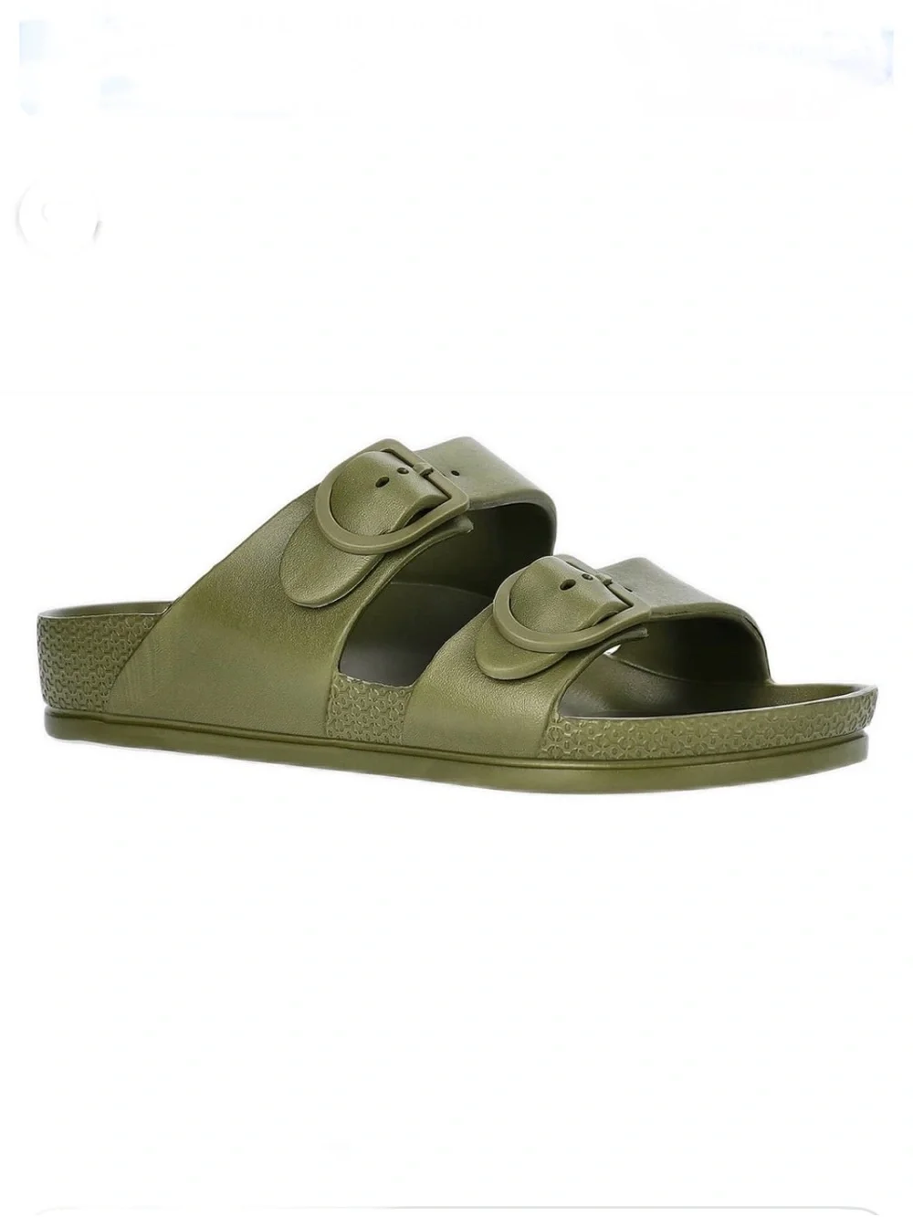 Men’s Two Buckle Slide Sandals Shoes Size 13
